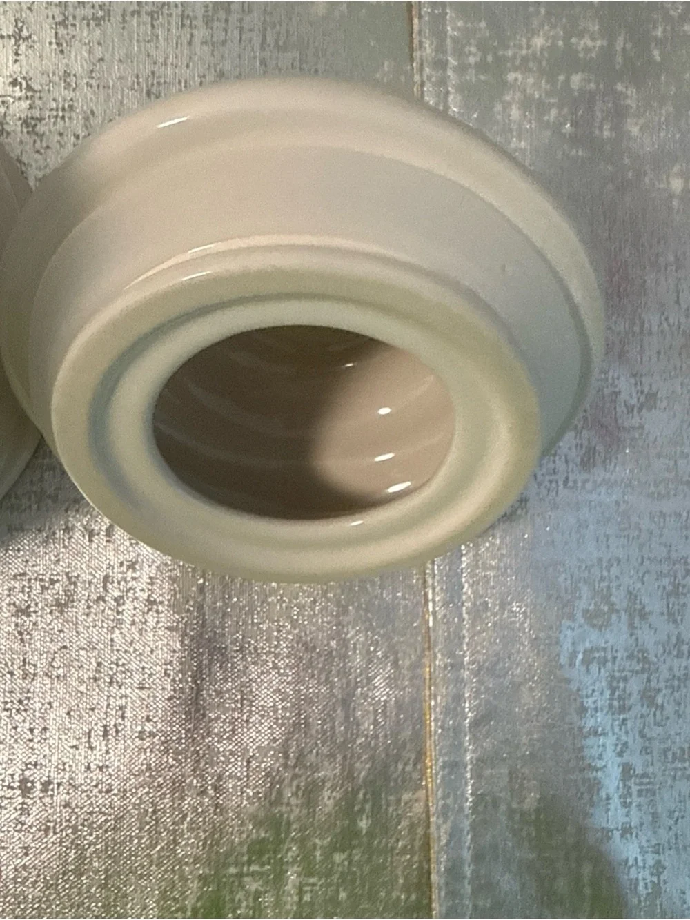 White 'Bee Kind' Ceramic Honey Jar with Bee Accent 10”